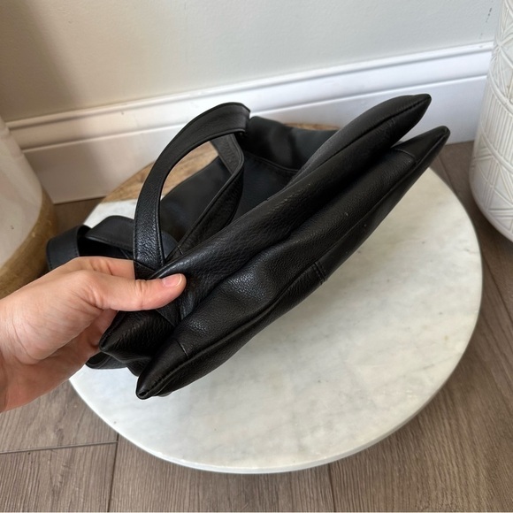 Apostrophe Genuine Leather black Shoulder Bag purse - Picture 7 of 15